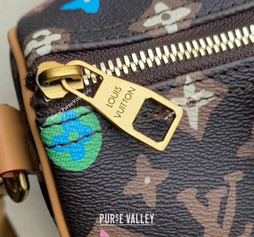 Louis Vuitton Keepall Bandouliere 25 Bag in Monogram Craggy Canvas M24849 Chocolate Brown 2024 (KI-240412051)