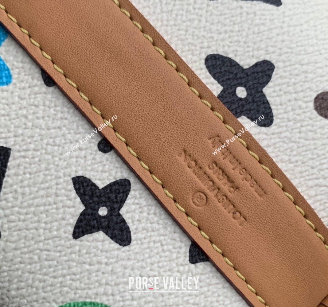 Louis Vuitton Keepall Bandouliere 25 Bag in Monogram Craggy Canvas M24849 Vanilla White 2024 (KI-240412052)