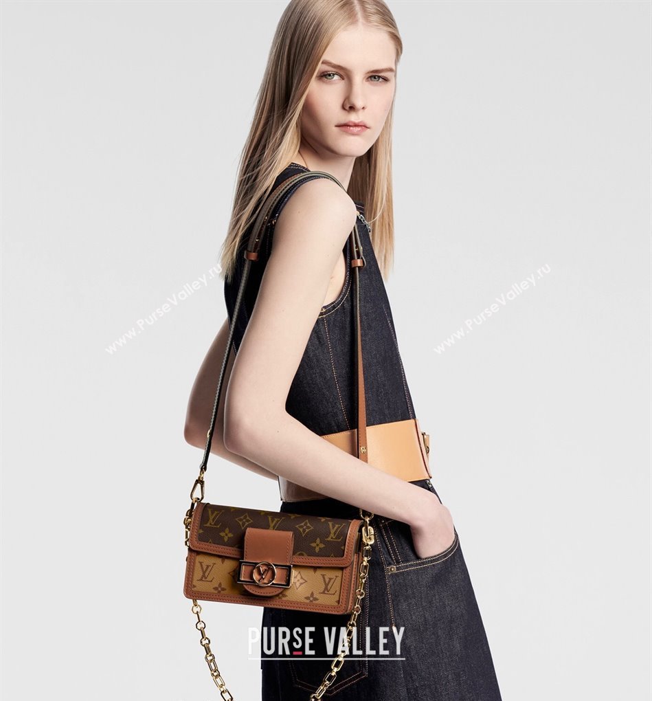 Louis Vuitton Dauphine East West Mini Bag in Monogram Canvas M46757 2024 (KI-240412025)