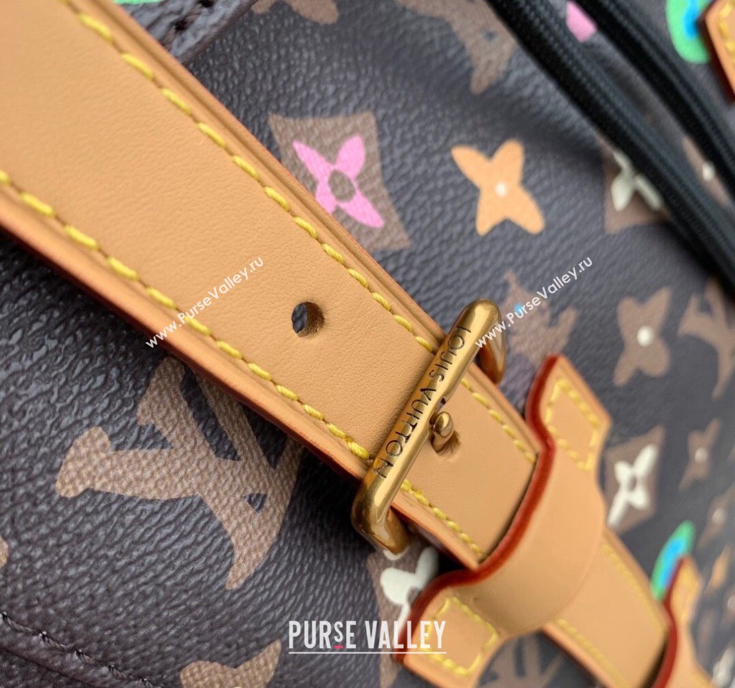 Louis Vuitton Mens Christopher MM Backpack bag in Monogram Craggy Canvas M25240 Chocolate Brown 2024 (KI-240412054)