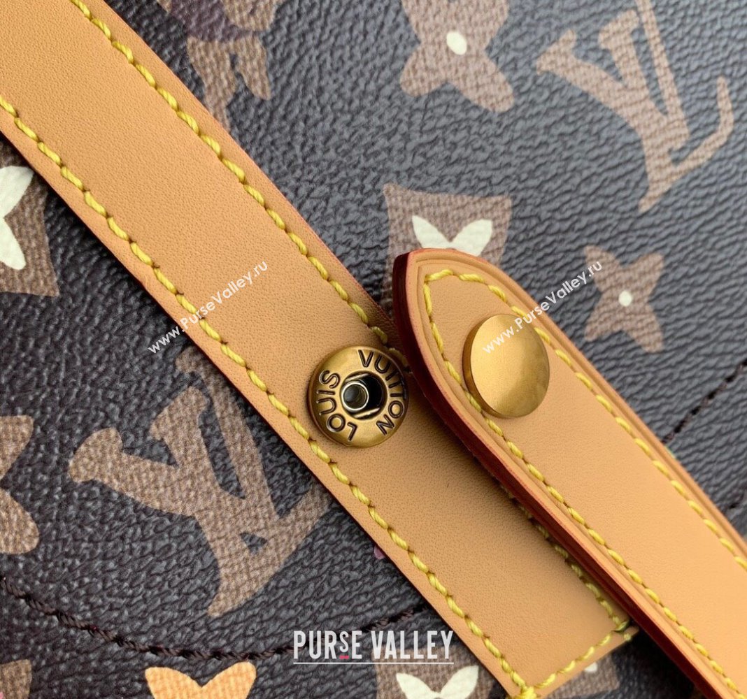 Louis Vuitton Mens Christopher MM Backpack bag in Monogram Craggy Canvas M25240 Chocolate Brown 2024 (KI-240412054)