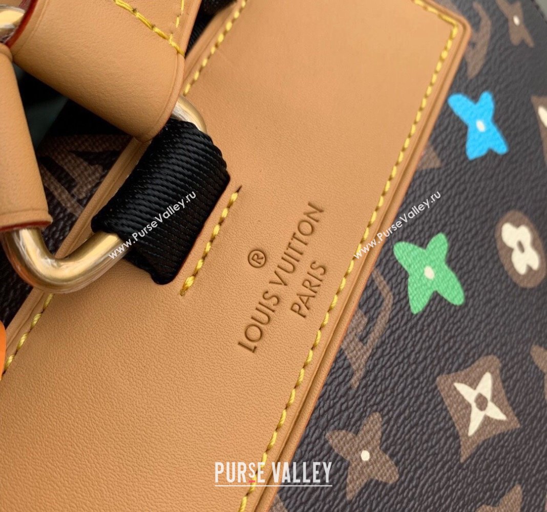 Louis Vuitton Mens Christopher MM Backpack bag in Monogram Craggy Canvas M25240 Chocolate Brown 2024 (KI-240412054)