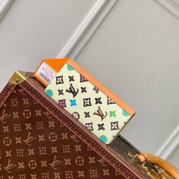 Louis Vuitton Brazza Wallet in Monogram Craggy Canvas M83335 Vanilla White 2024 (KI-240412055)