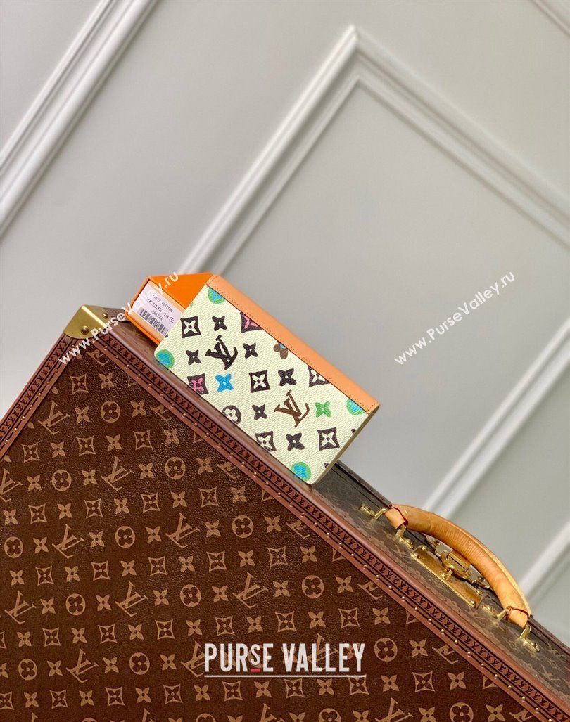 Louis Vuitton Brazza Wallet in Monogram Craggy Canvas M83335 Vanilla White 2024 (KI-240412055)