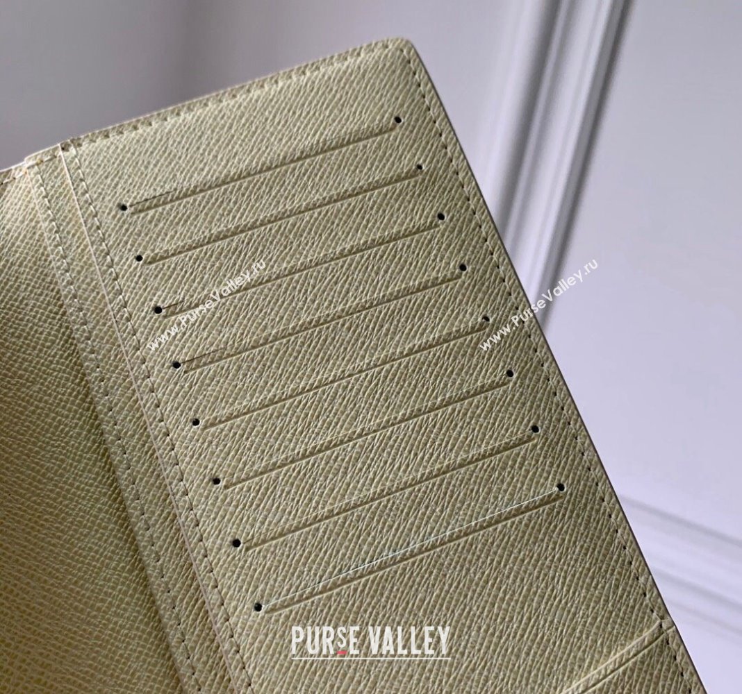 Louis Vuitton Brazza Wallet in Monogram Craggy Canvas M83335 Vanilla White 2024 (KI-240412055)