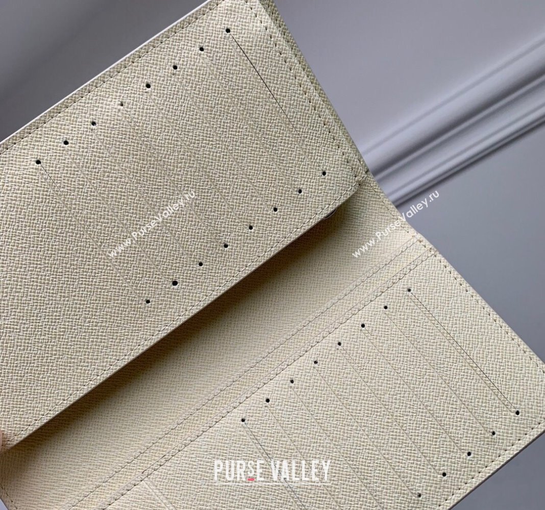 Louis Vuitton Brazza Wallet in Monogram Craggy Canvas M83335 Vanilla White 2024 (KI-240412055)