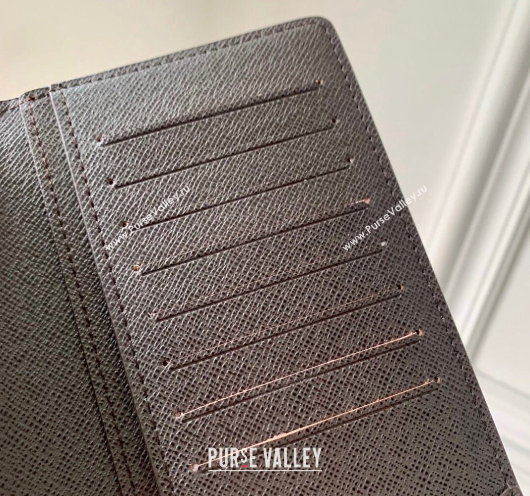 Louis Vuitton Brazza Wallet in Monogram Craggy Canvas M83335 Chocolate Brown 2024 (KI-240412056)