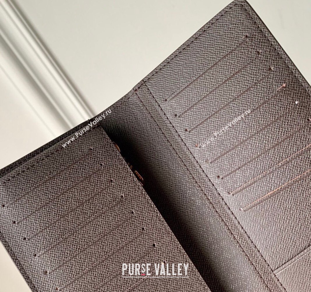 Louis Vuitton Brazza Wallet in Monogram Craggy Canvas M83335 Chocolate Brown 2024 (KI-240412056)