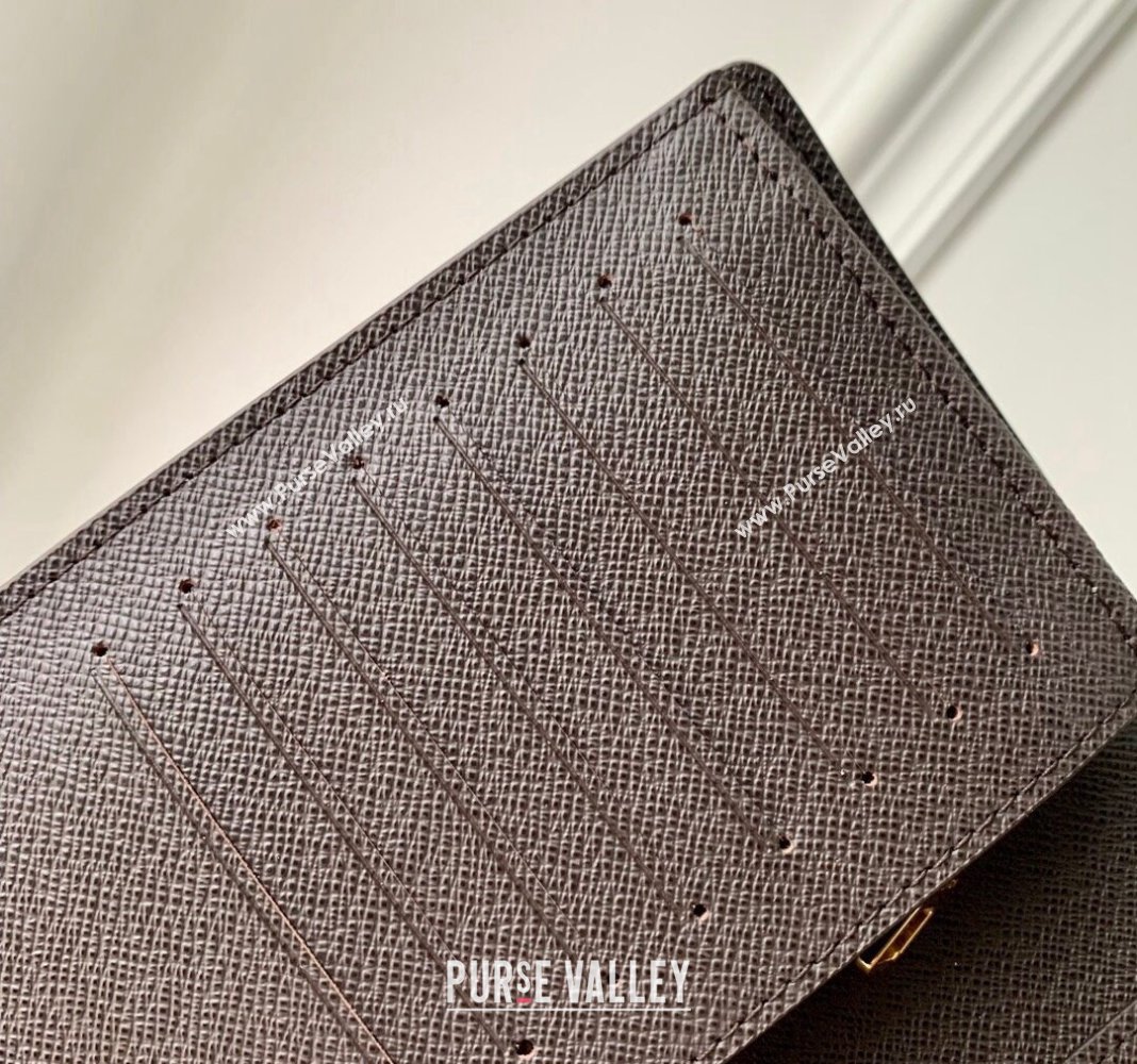 Louis Vuitton Brazza Wallet in Monogram Craggy Canvas M83335 Chocolate Brown 2024 (KI-240412056)