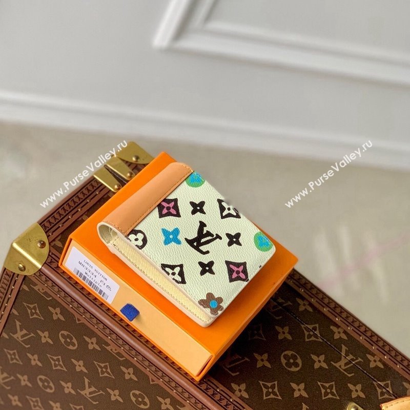 Louis Vuitton Multiple Wallet in Monogram Craggy Canvas M83334 Vanilla White 2024 (KI-240412057)