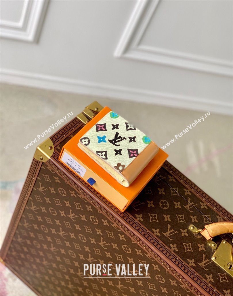Louis Vuitton Multiple Wallet in Monogram Craggy Canvas M83334 Vanilla White 2024 (KI-240412057)