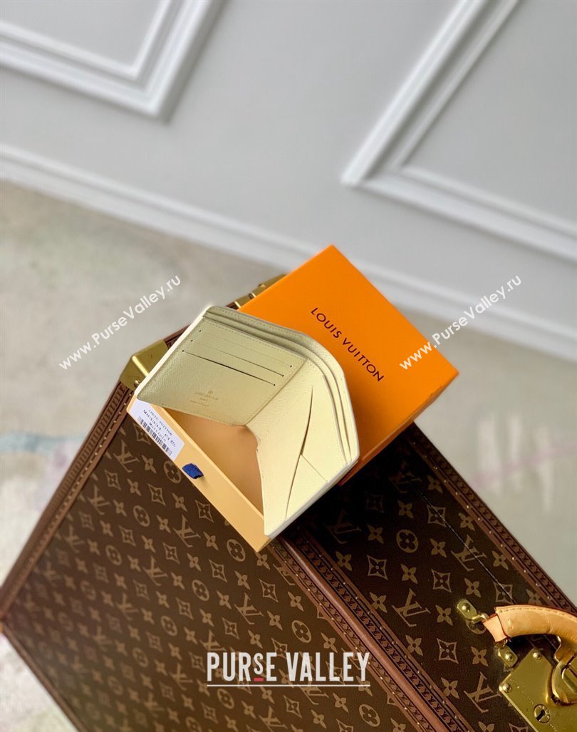 Louis Vuitton Multiple Wallet in Monogram Craggy Canvas M83334 Vanilla White 2024 (KI-240412057)