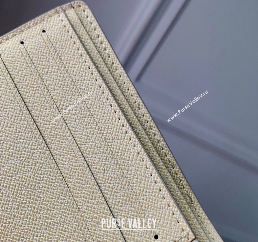 Louis Vuitton Multiple Wallet in Monogram Craggy Canvas M83334 Vanilla White 2024 (KI-240412057)