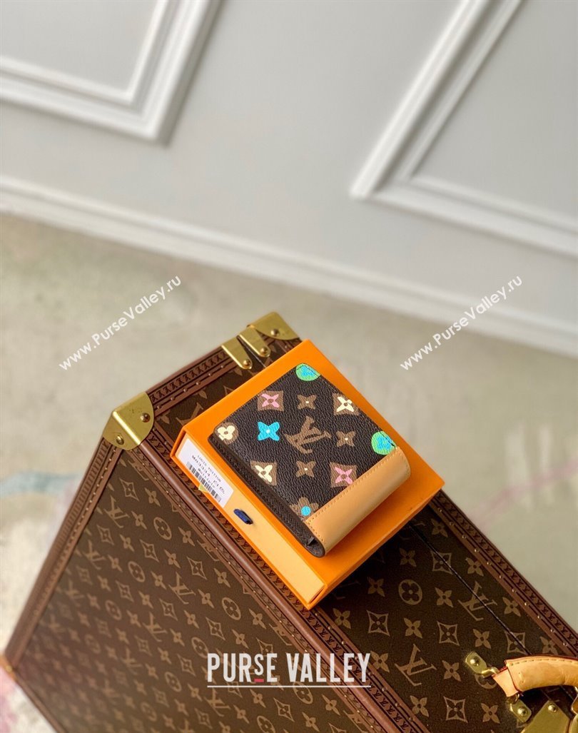 Louis Vuitton Multiple Wallet in Monogram Craggy Canvas M83334 Chocolate Brown 2024 (KI-240412058)