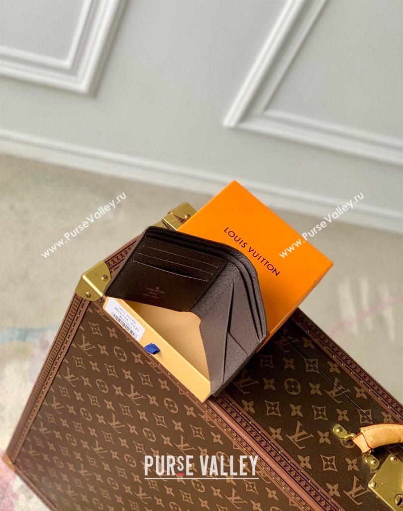 Louis Vuitton Multiple Wallet in Monogram Craggy Canvas M83334 Chocolate Brown 2024 (KI-240412058)