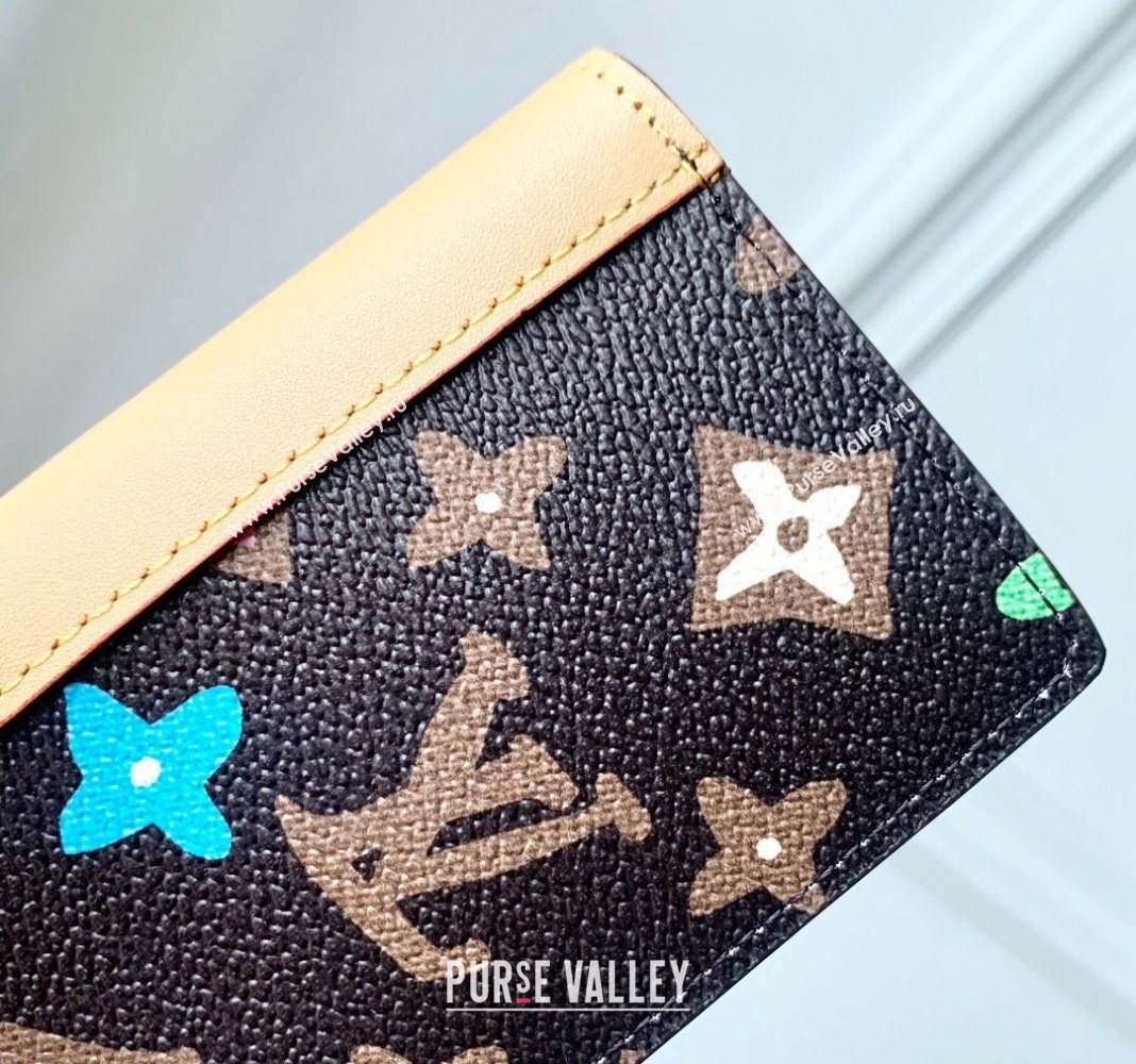 Louis Vuitton Pocket Organizer Wallet in Monogram Craggy Canvas M83336 Chocolate Brown 2024 (KI-240412060)