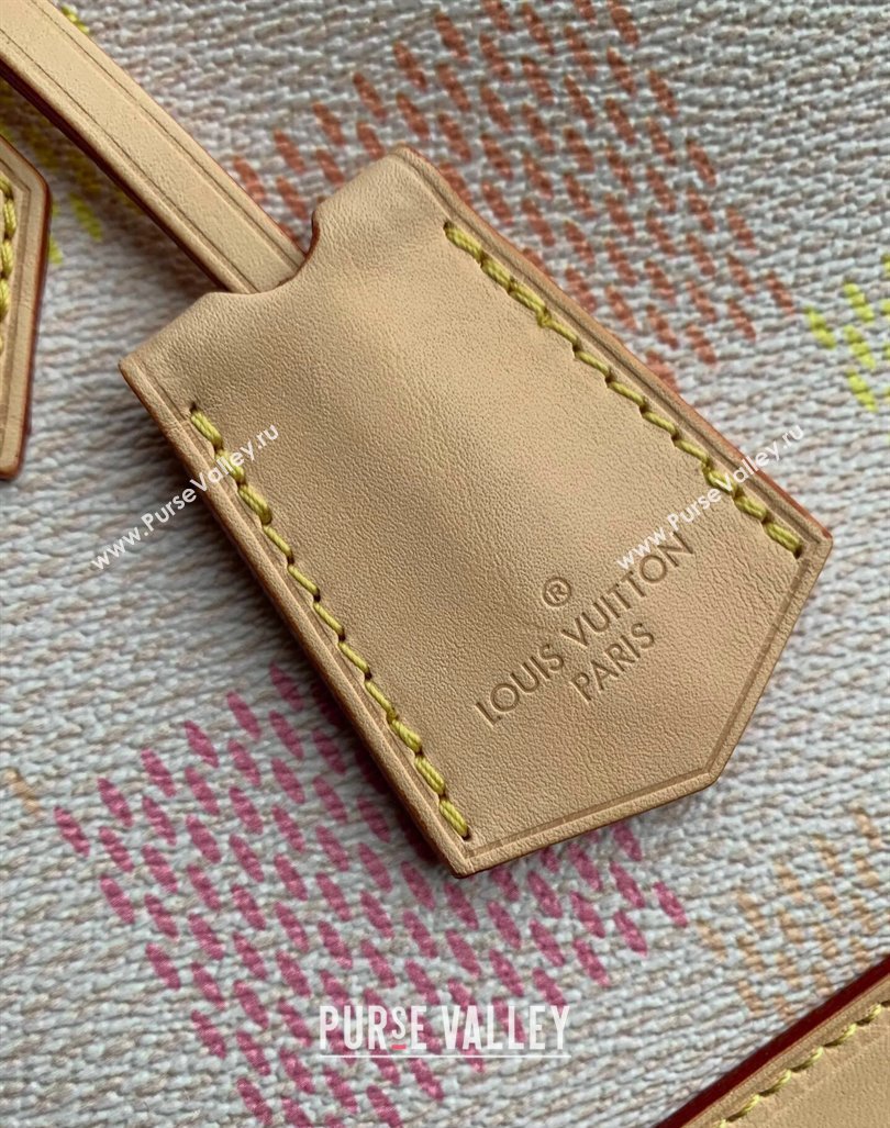 Louis Vuitton Alma BB Bag in Damier Giant Canvas N40516 Peach Pink 2024 (KI-240412089)