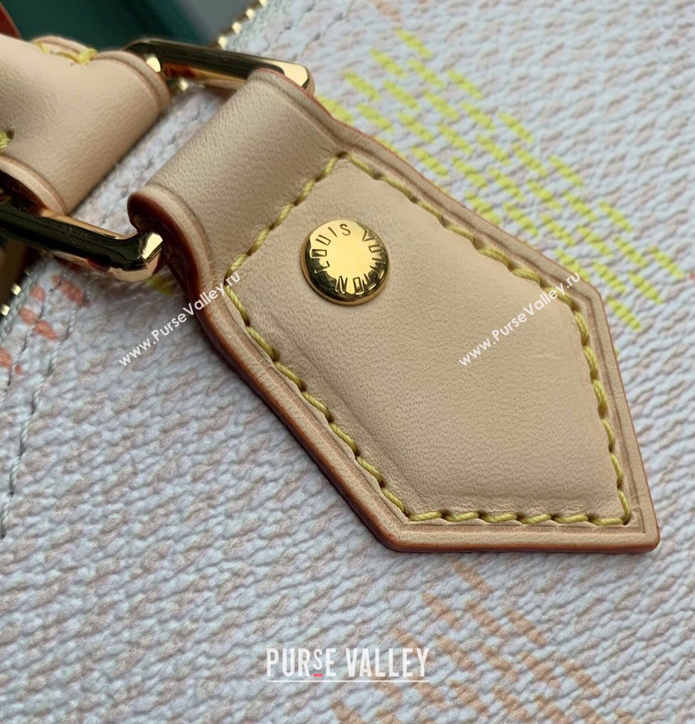 Louis Vuitton Alma BB Bag in Damier Giant Canvas N40516 Peach Pink 2024 (KI-240412089)