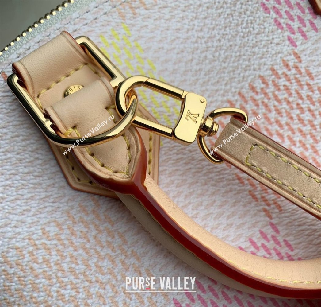 Louis Vuitton Alma BB Bag in Damier Giant Canvas N40516 Peach Pink 2024 (KI-240412089)