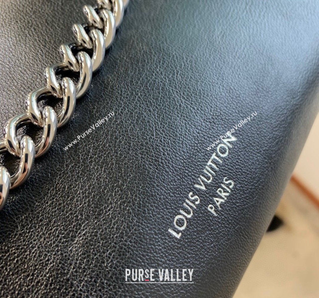 Louis Vuitton CarryAll Cargo PM Hobo Bag in Lambskin M24861 Black 2024 (KI-240412069)