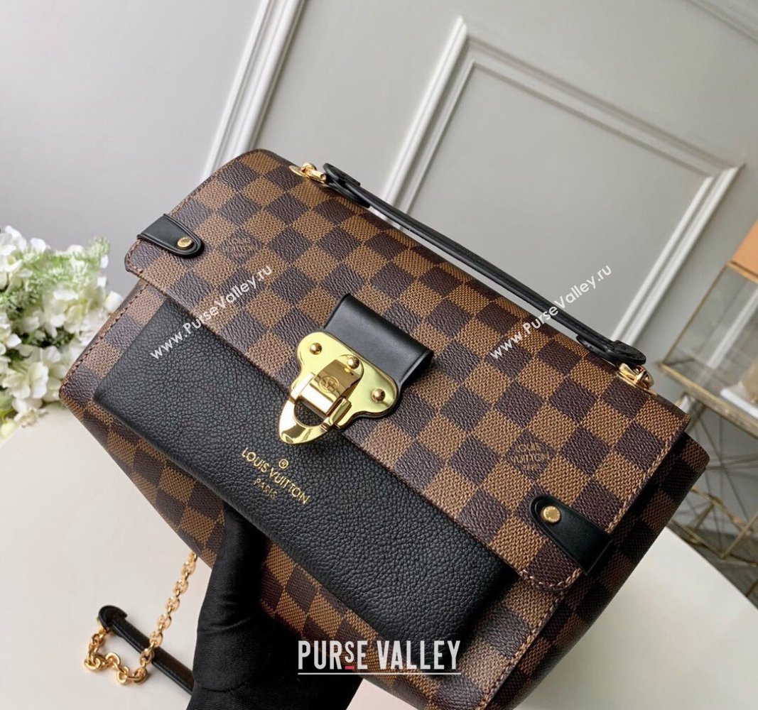 Louis Vuitton Vavin PM Bag in Damier Ebene Canvas N40113 Black 2024 (KI-240412067)