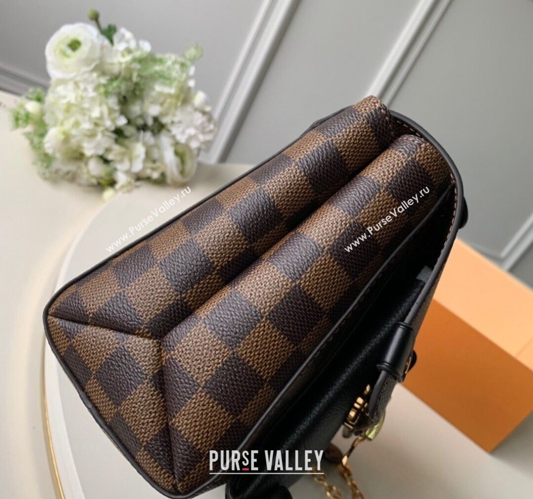 Louis Vuitton Vavin PM Bag in Damier Ebene Canvas N40113 Black 2024 (KI-240412067)