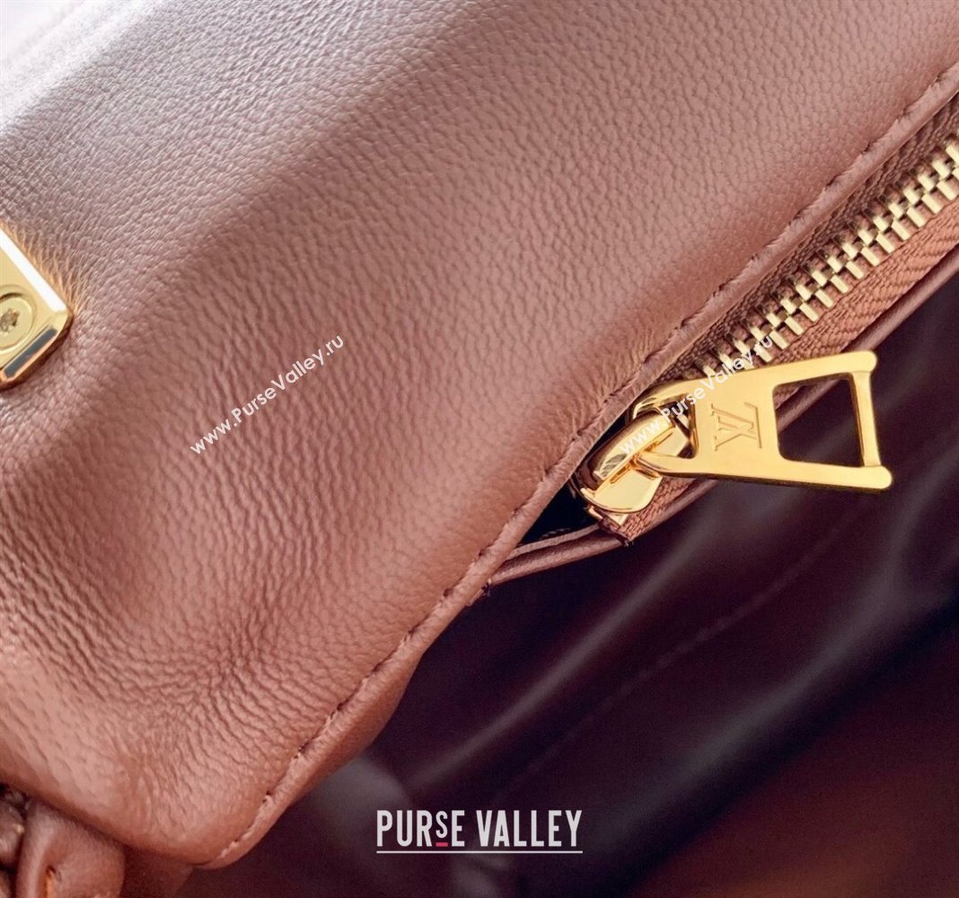 Louis Vuitton GO-14 GM Shoulder Bag in Quilted Lambskin M23689 Brown 2024 (KI-240412084)