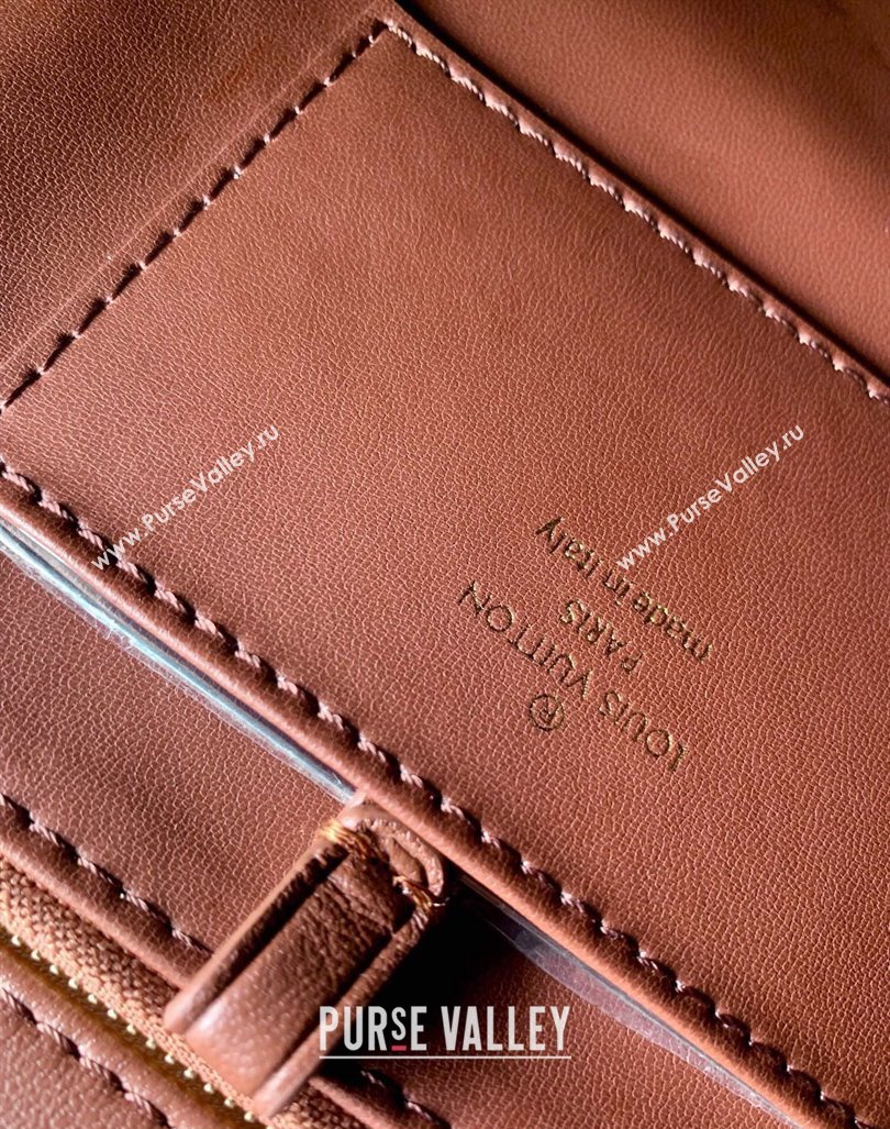 Louis Vuitton GO-14 GM Shoulder Bag in Quilted Lambskin M23689 Brown 2024 (KI-240412084)