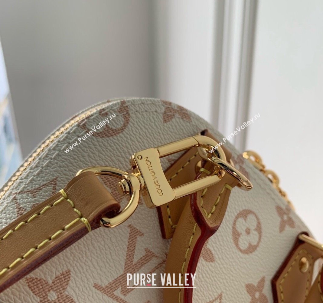 Louis Vuitton Nano Alma Bag in Monogram Dune Canvas M46895 Cream White 2024 (KI-240412085)