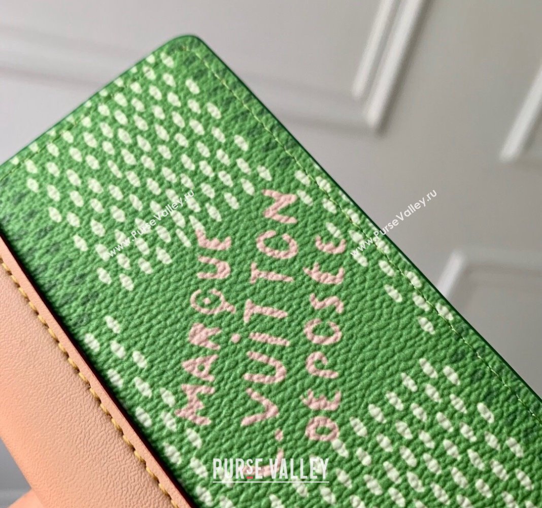 Louis Vuitton Pocket Organizer Wallet in Damier Golf Canvas N40632 Green 2024 (KI-240412086)
