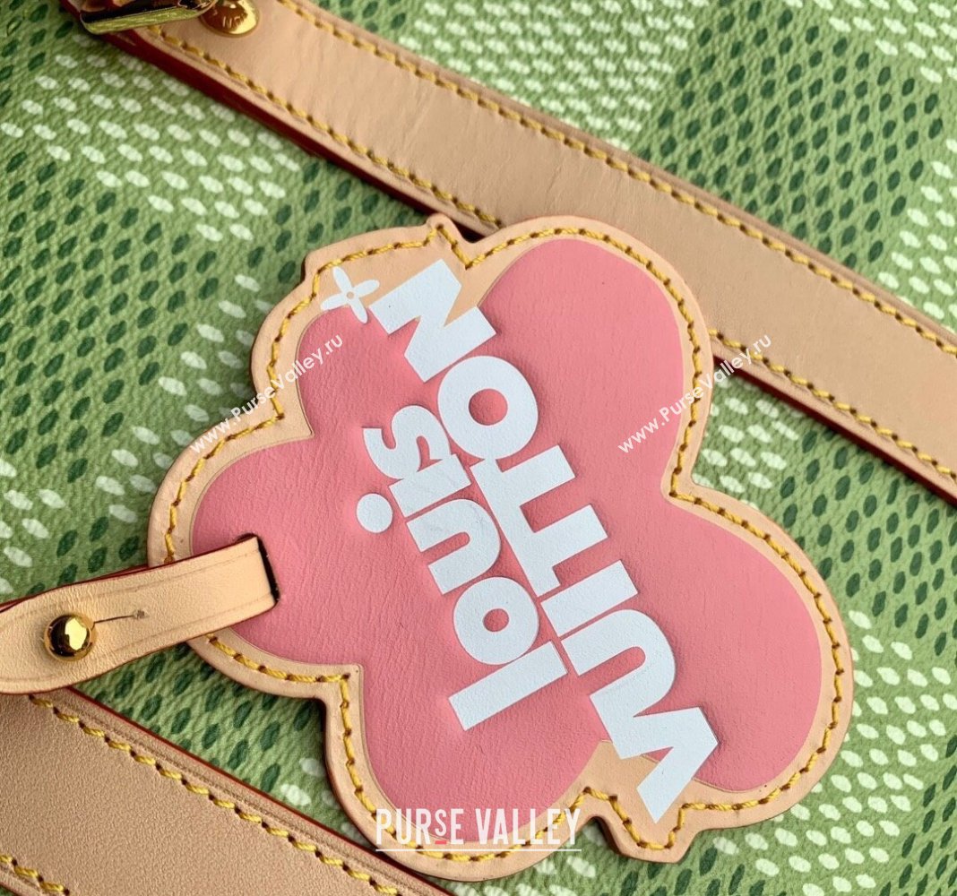 Louis Vuitton Keepall Bandouliere 35 Travel Bag in Damier Golf Canvas N40671 Green 2024 (KI-240412088)