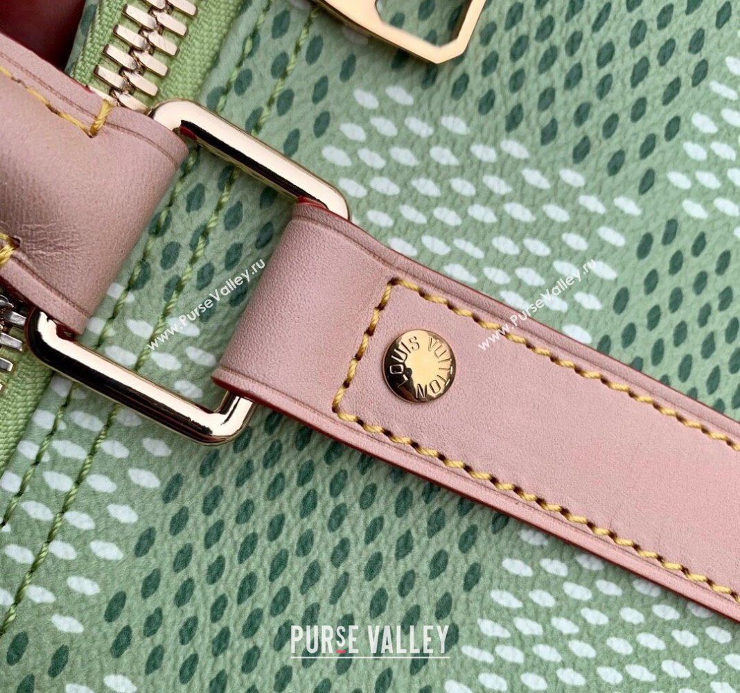 Louis Vuitton Keepall Bandouliere 35 Travel Bag in Damier Golf Canvas N40671 Green 2024 (KI-240412088)