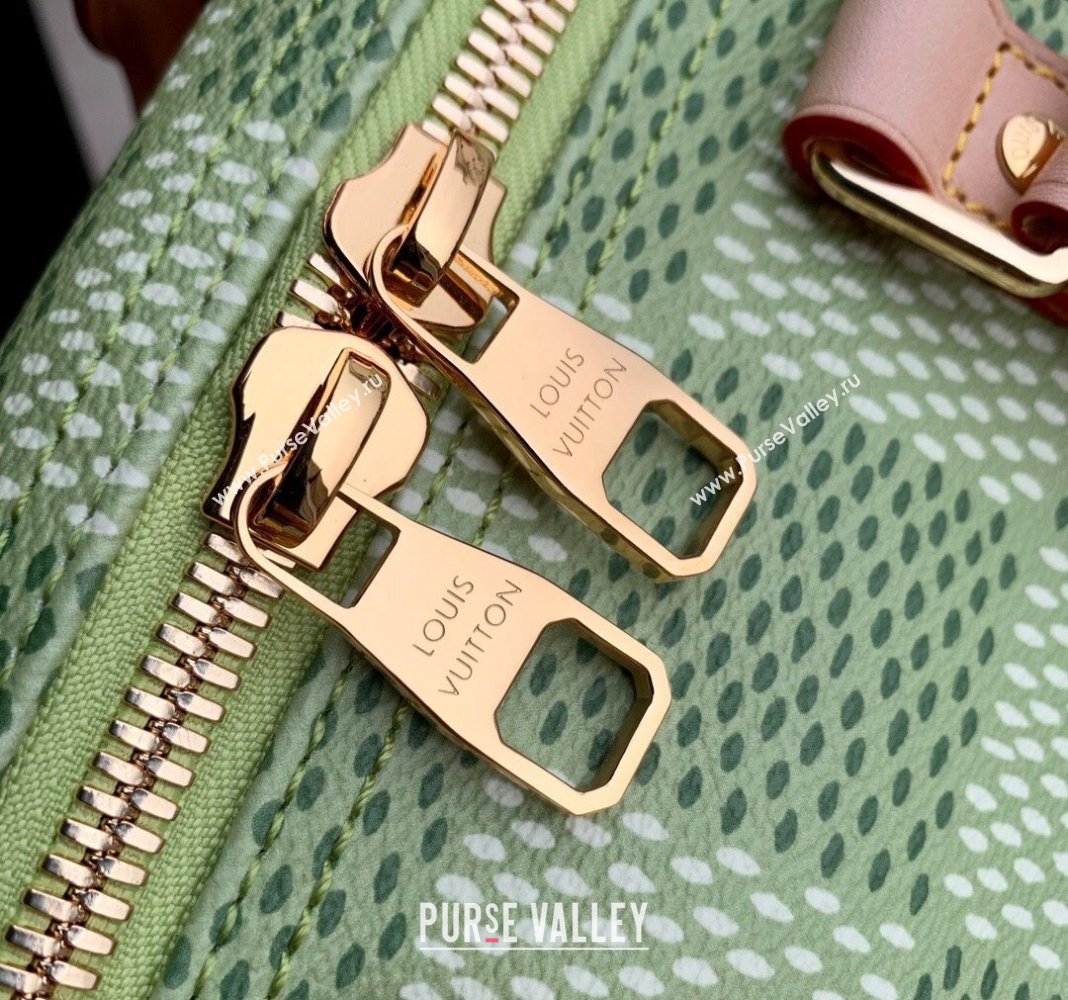 Louis Vuitton Keepall Bandouliere 35 Travel Bag in Damier Golf Canvas N40671 Green 2024 (KI-240412088)