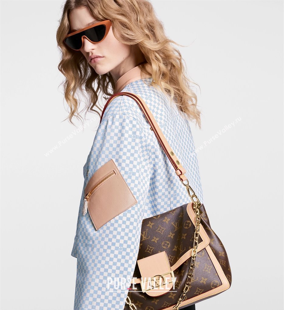 Louis Vuitton Dauphine Soft GM Shoulder bag in Monogram Canvas M47149 2024 (KI-240413011)