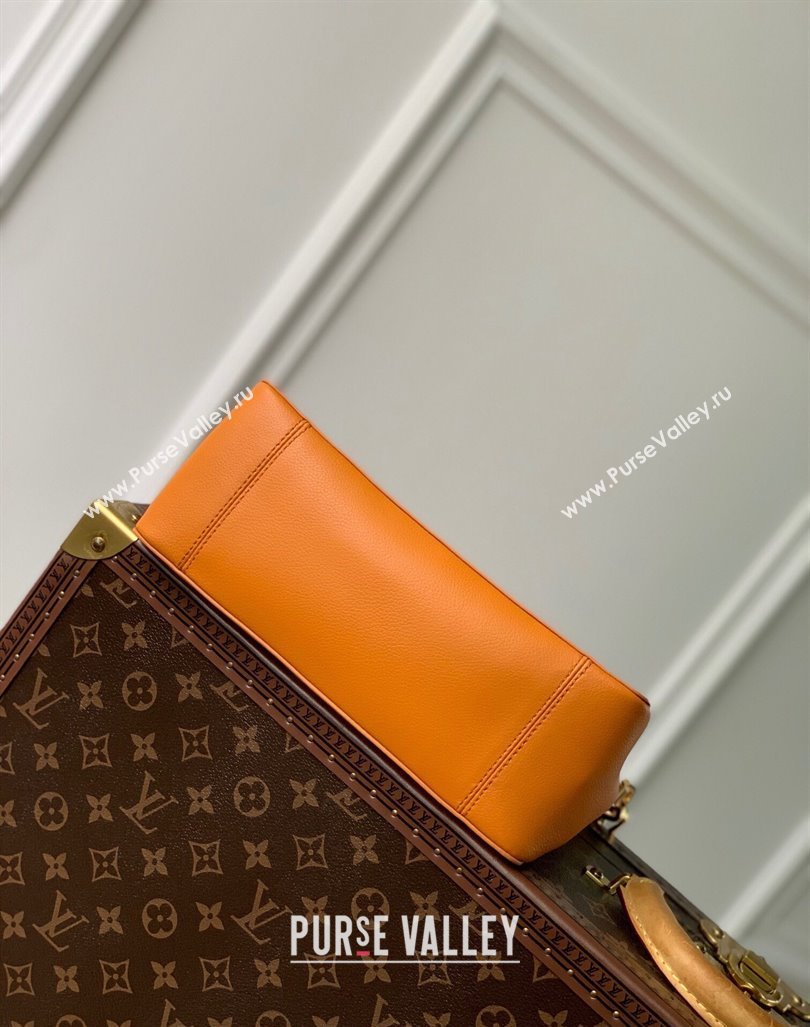 Louis Vuitton Dauphine Soft MM Shoulder bag in Calfskin M25048 Orange 2024 (KI-240413008)