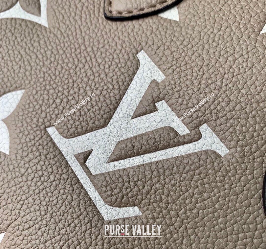 Louis Vuitton OnTheGo BB Tote Bag Monogram Empreinte Leather M46993 Grey 2024 (KI-240413012)