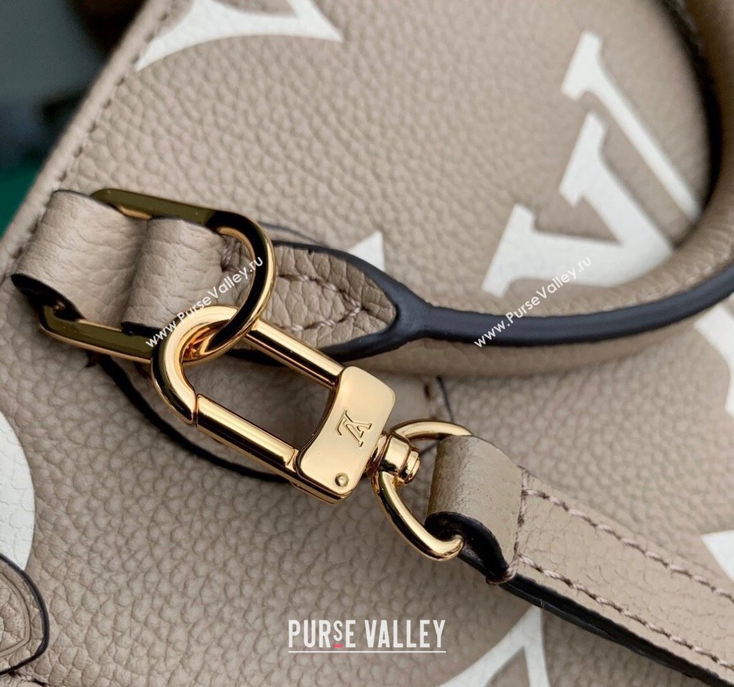 Louis Vuitton OnTheGo BB Tote Bag Monogram Empreinte Leather M46993 Grey 2024 (KI-240413012)