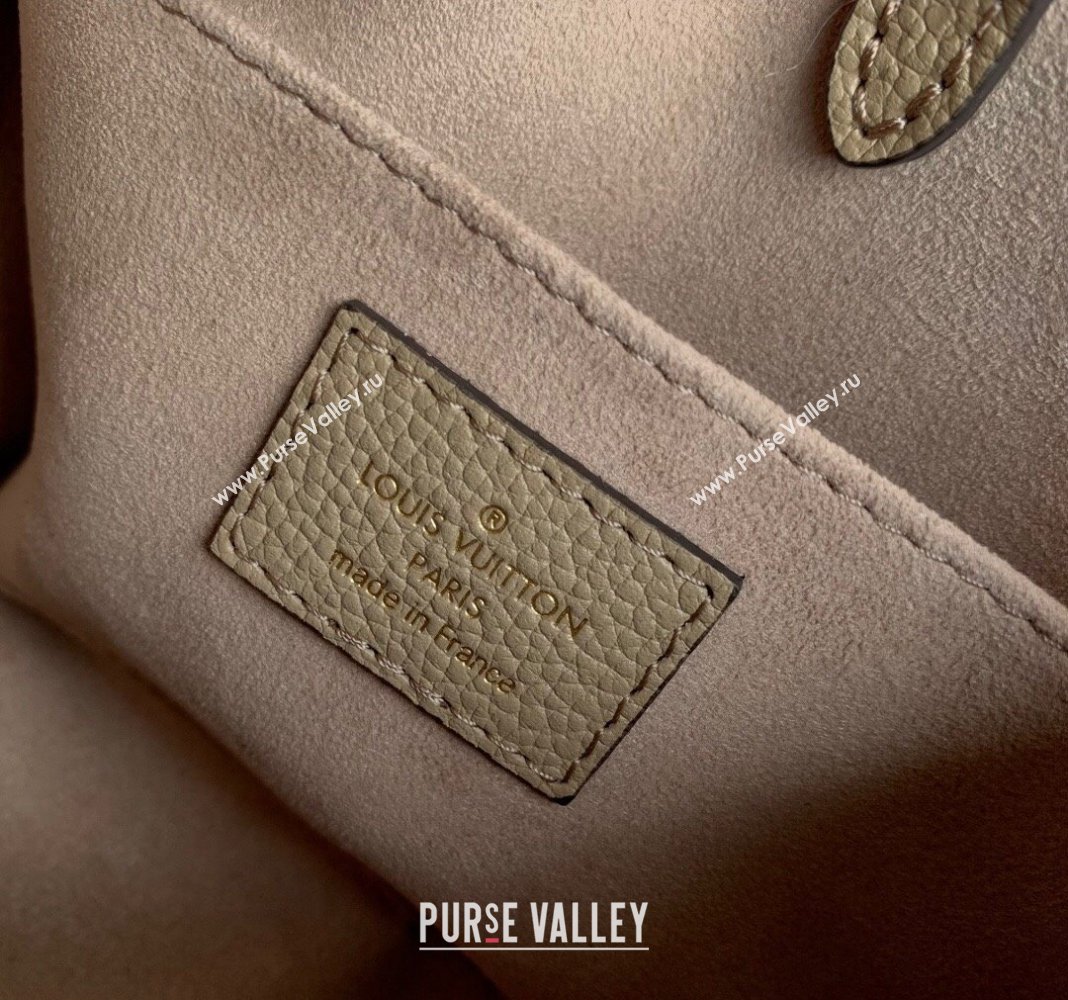 Louis Vuitton OnTheGo BB Tote Bag Monogram Empreinte Leather M46993 Grey 2024 (KI-240413012)