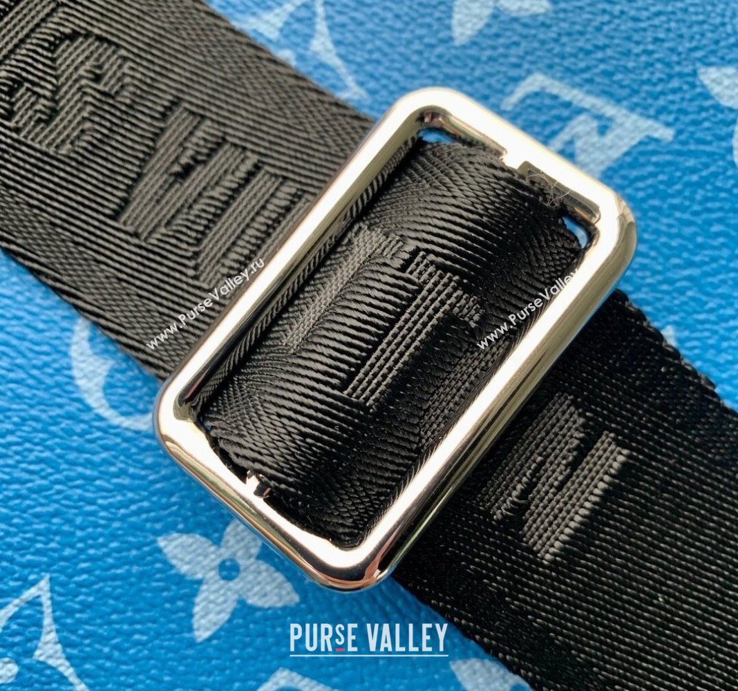 Louis Vuitton Alpha Wearable Wallet Mini Bag in Monogram Canvas M31016 Blue 2024 (KI-240412031)