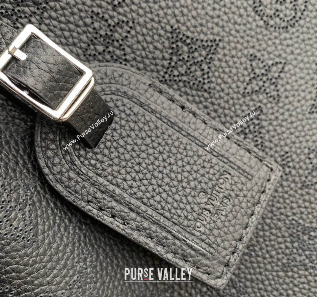 Louis Vuitton Hand It All MM Hobo Bag in Mahina calfskin M24132 Black 2024 (KI-240413020 )