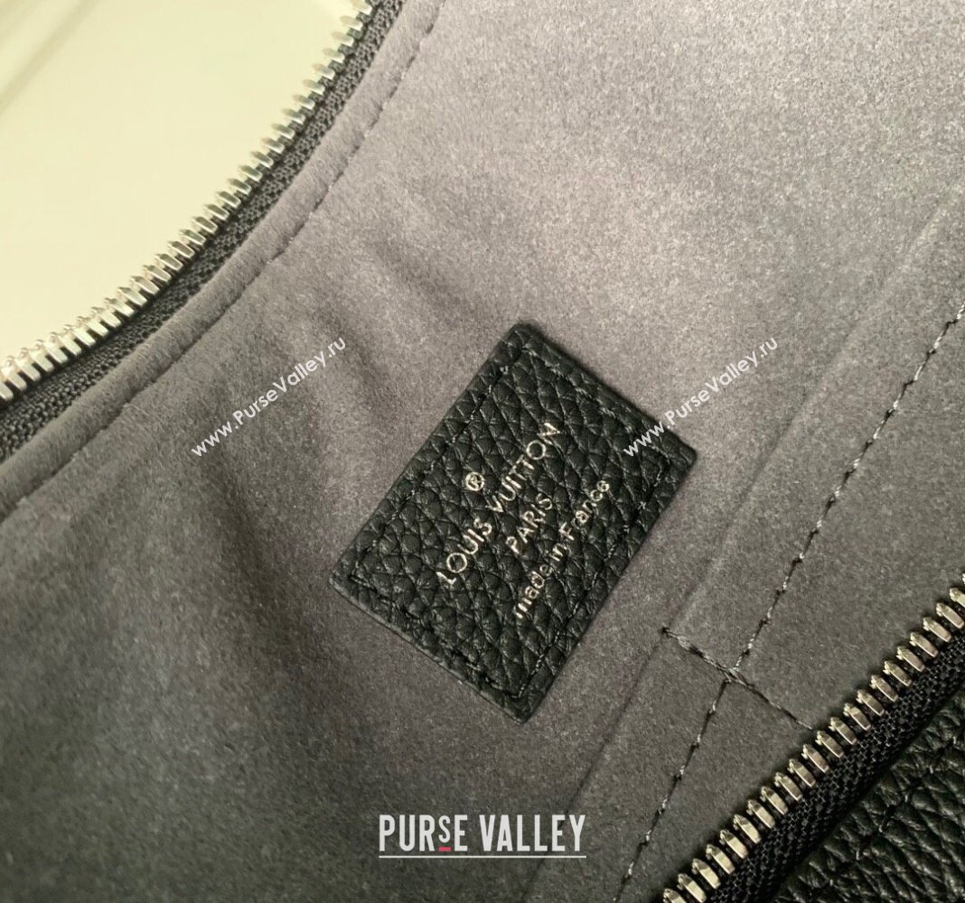 Louis Vuitton Hand It All MM Hobo Bag in Mahina calfskin M24132 Black 2024 (KI-240413020 )