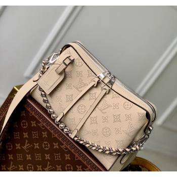 Louis Vuitton Hand It All PM Hobo Bag in Mahina calfskin M24114 Beige 2024 (KI-240413022)