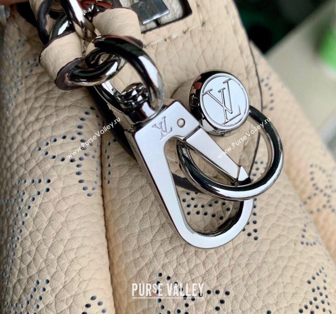 Louis Vuitton Hand It All PM Hobo Bag in Mahina calfskin M24114 Beige 2024 (KI-240413022)