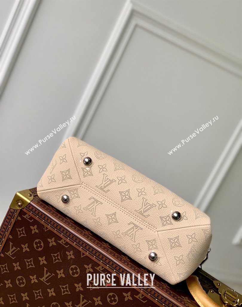 Louis Vuitton Hand It All PM Hobo Bag in Mahina calfskin M24114 Beige 2024 (KI-240413022)
