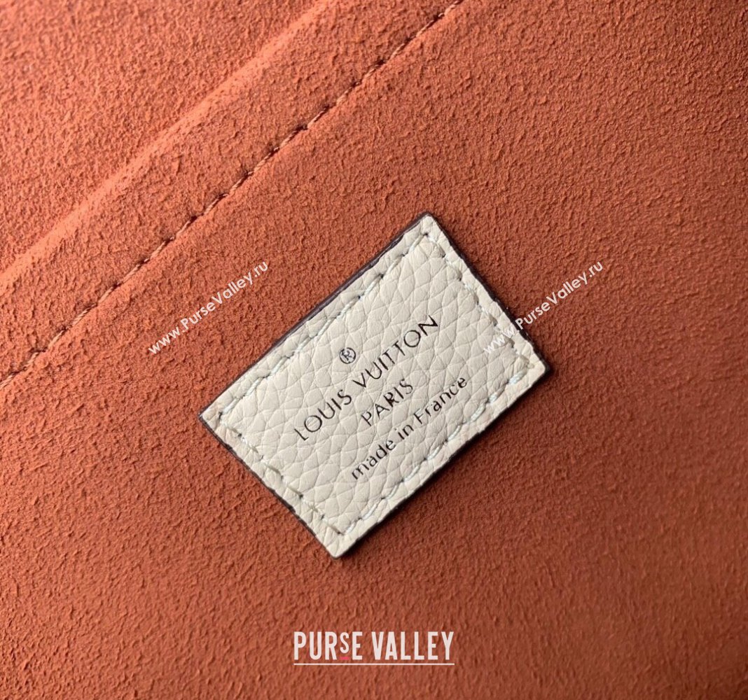 Louis Vuitton Hand It All PM Hobo Bag in Mahina calfskin M24114 Beige 2024 (KI-240413022)