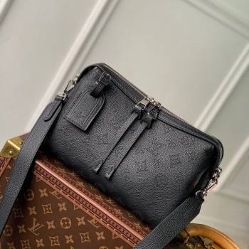 Louis Vuitton Hand It All PM Hobo Bag in Mahina calfskin M24255 Black 2024 (KI-240413023)