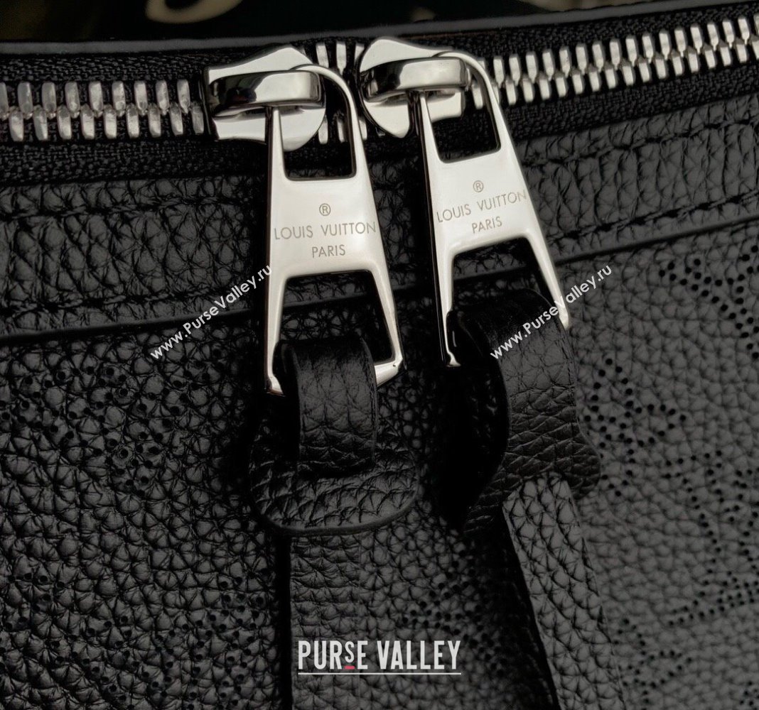 Louis Vuitton Hand It All PM Hobo Bag in Mahina calfskin M24255 Black 2024 (KI-240413023)