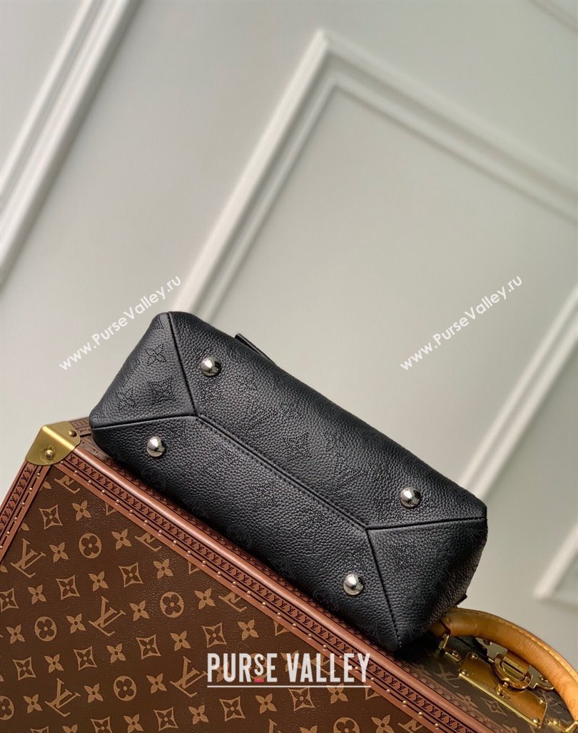 Louis Vuitton Hand It All PM Hobo Bag in Mahina calfskin M24255 Black 2024 (KI-240413023)