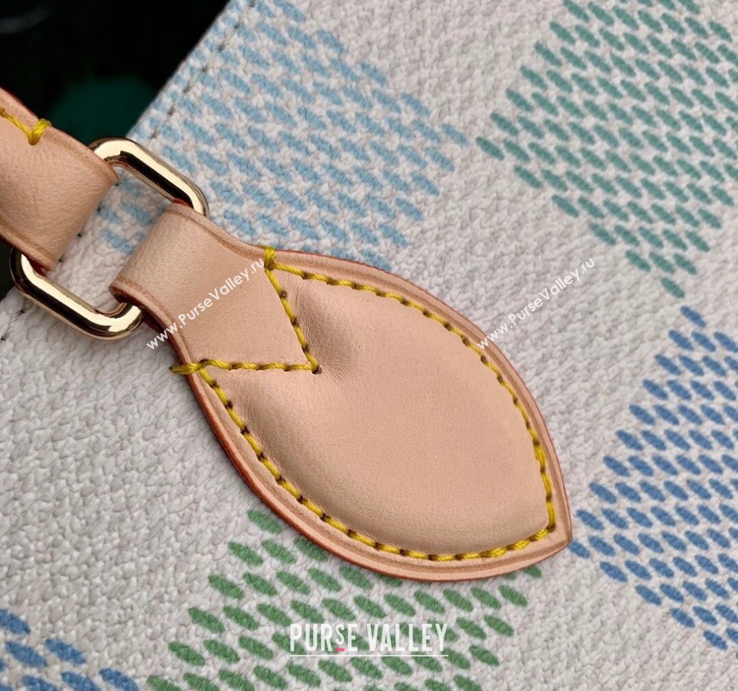 Louis Vuitton OnTheGo MM Tote bag in Damier Giant Canvas N40518 Pistachio Green 2024 (KI-240412094)