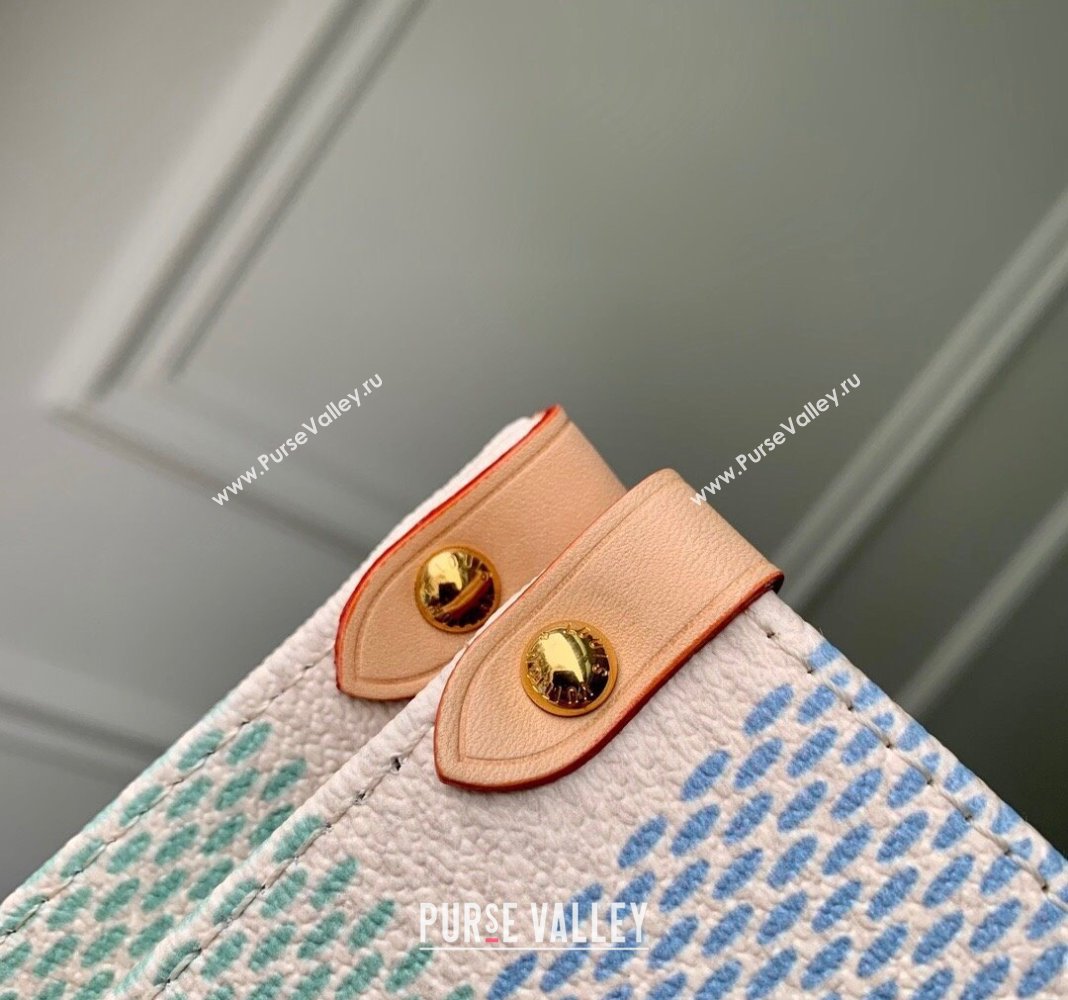 Louis Vuitton OnTheGo MM Tote bag in Damier Giant Canvas N40518 Pistachio Green 2024 (KI-240412094)